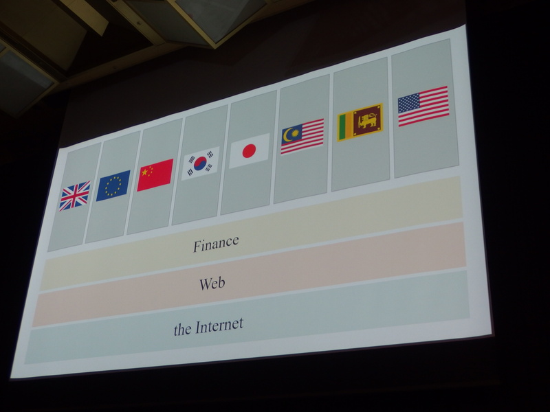 図2a：インターネット、ウェブ、ファイナンスという基盤の上にある国ごとに異なる価値・制度・文化