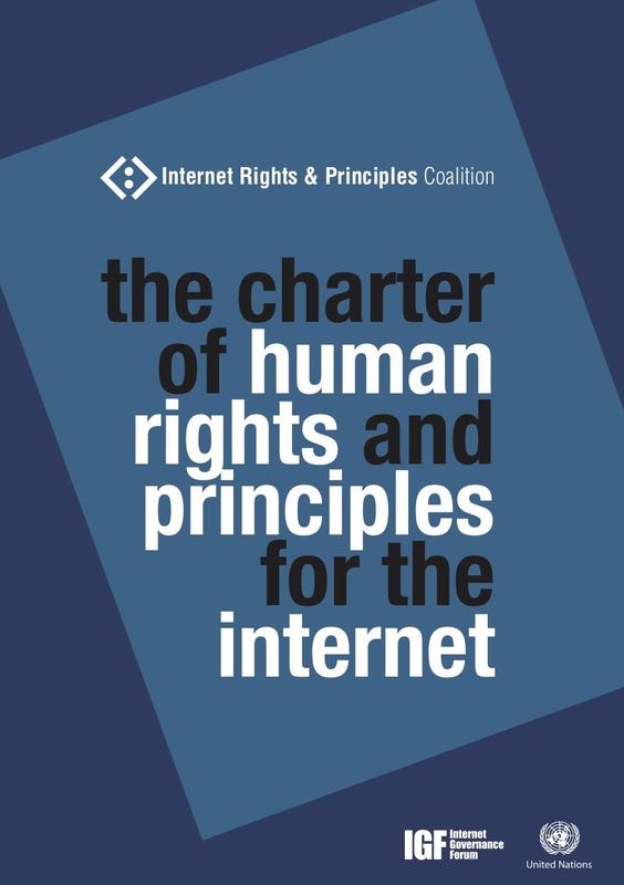 「インターネットの権利と原則」の表紙（<a href="https://internetrightsandprinciples.org/campaign/" class="n" target="_blank">IRPC</a>より引用）
